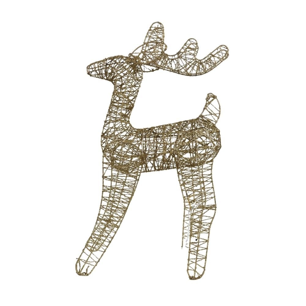 Rendier LED goud 58 cm