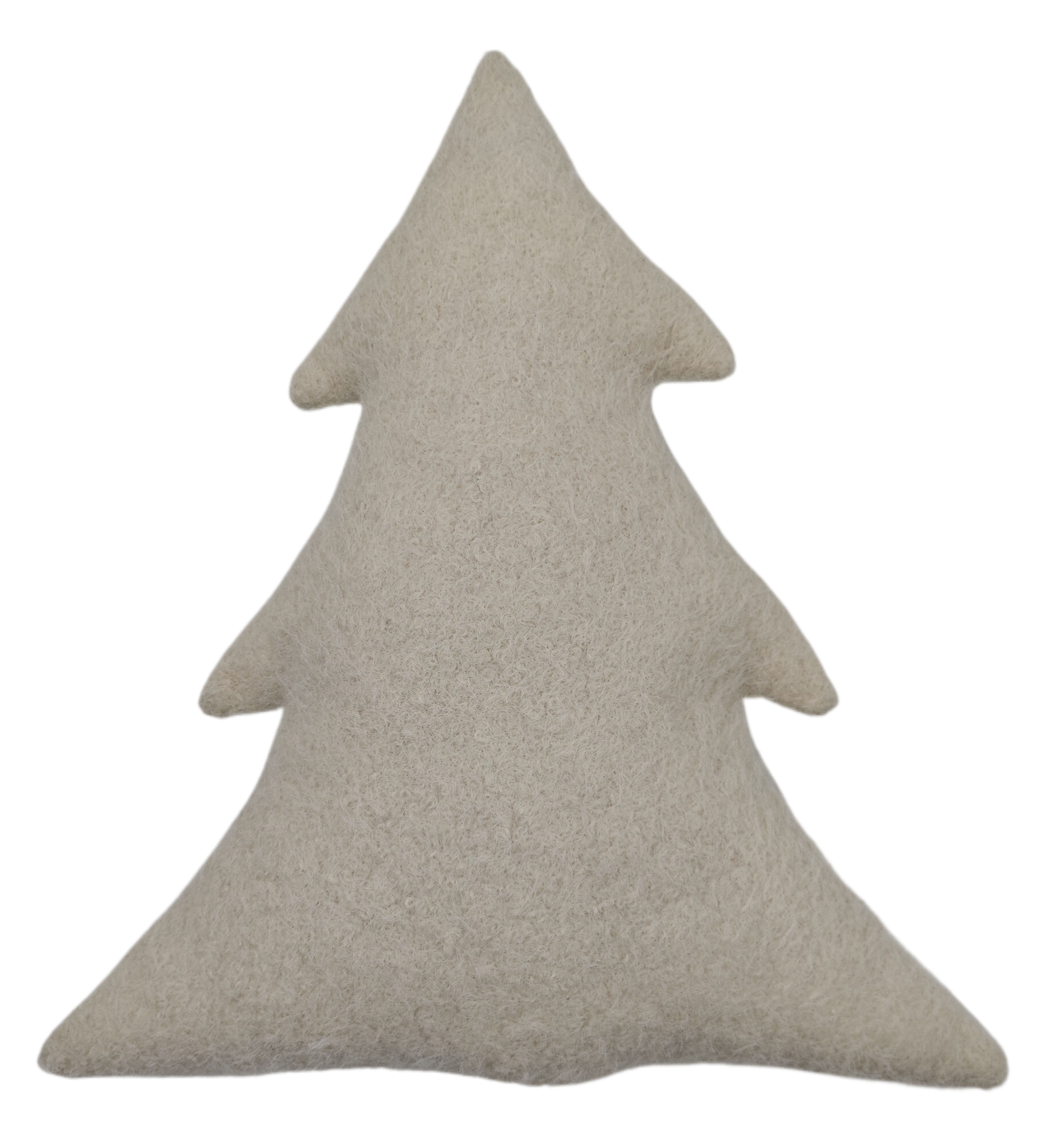 Kussen Kerstboom creme 43 x 47 cm