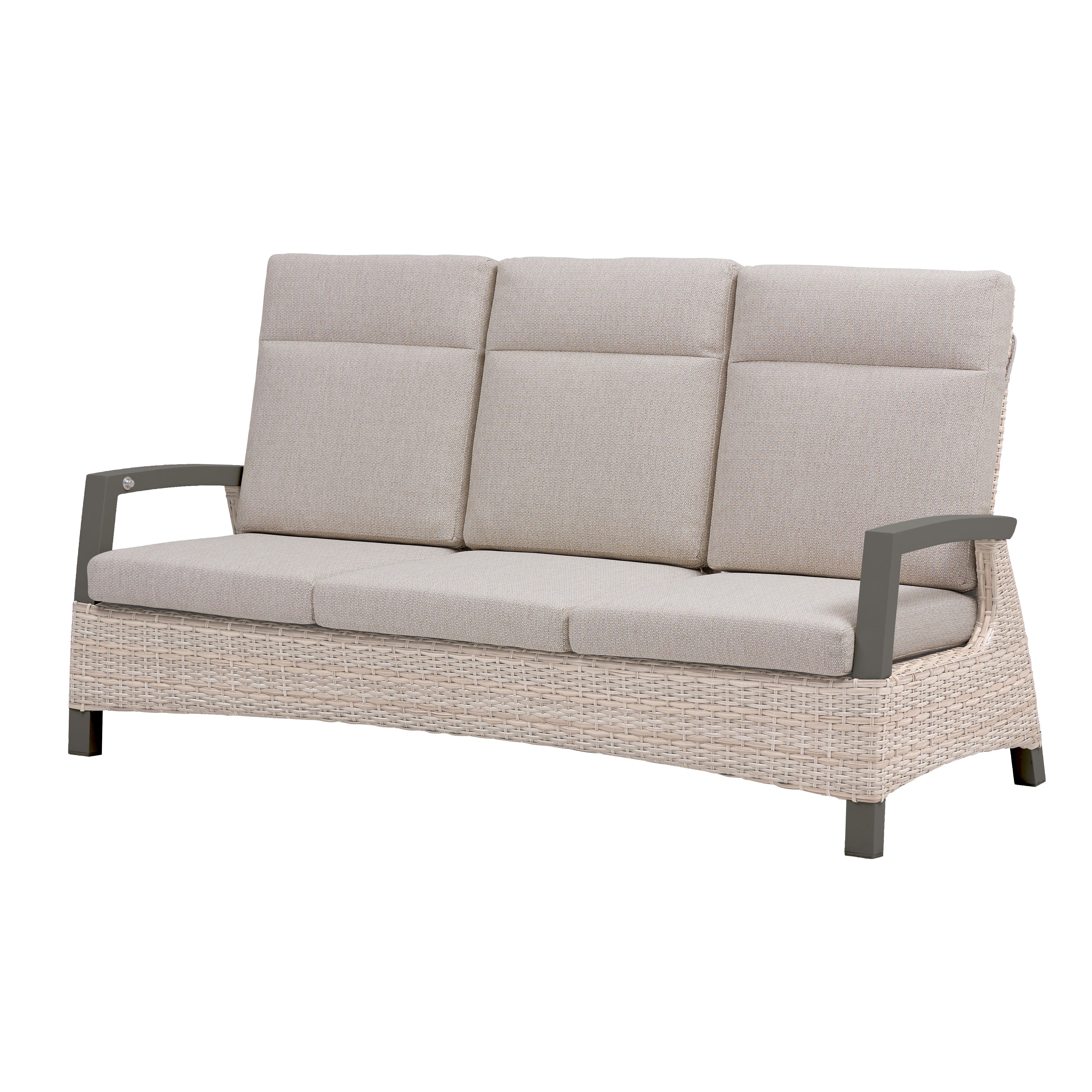 Royal Seasons Loungebank 3-zits Marseille Beige 206 x 87 x 103 cm