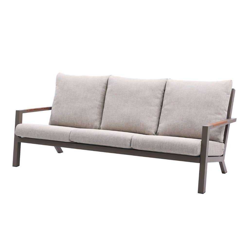 Royal Seasons Loungebank 3-zits Solare Espresso 210 x 90 x 79 cm
