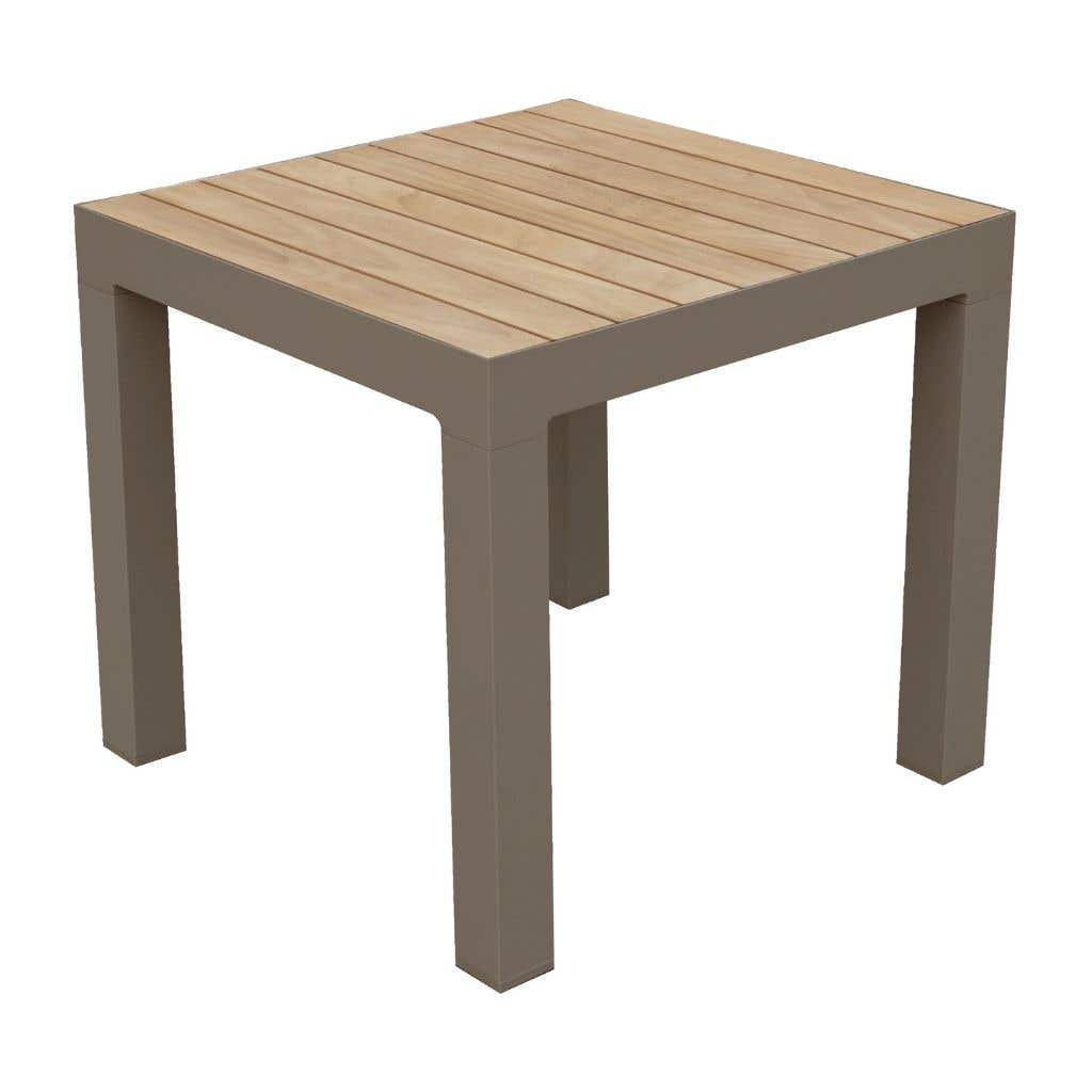 Royal Seasons Bijzettafel Bahia Espresso 50 x 50 x 46 cm