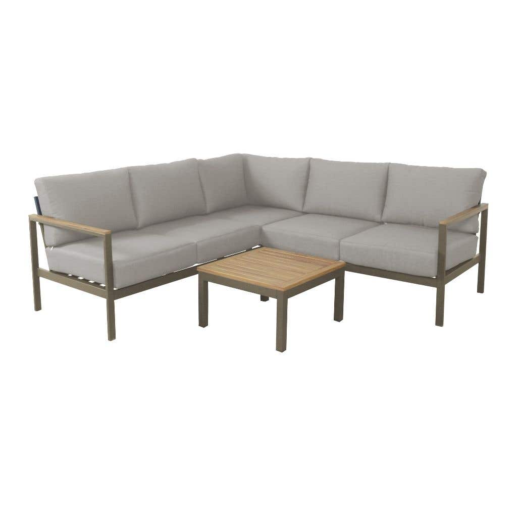 Ease Up Loungeset Fiji Espresso 201 x 201 x 71 cm