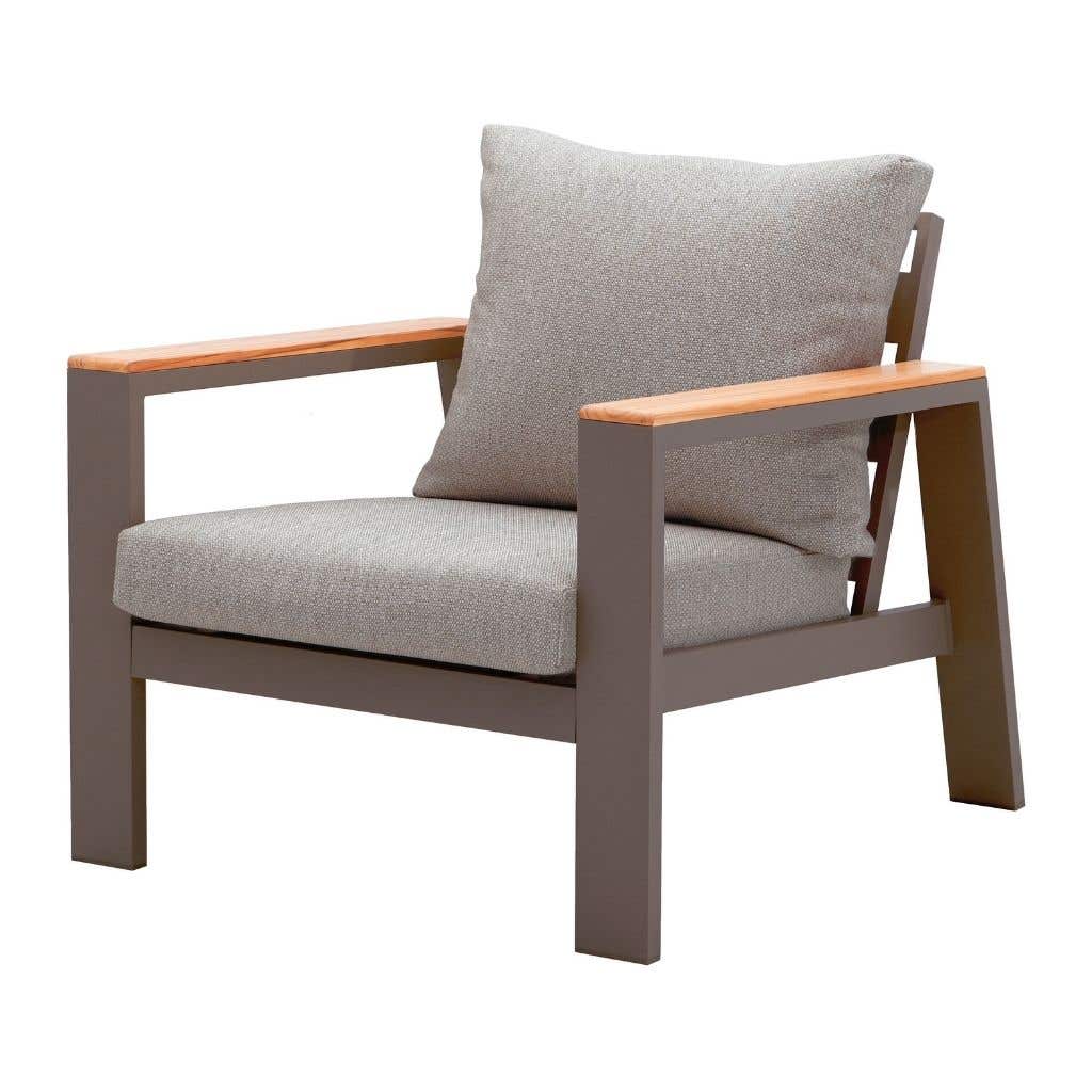 Royal Seasons Fauteuil Laos Espresso 85 x 98 x 80 cm