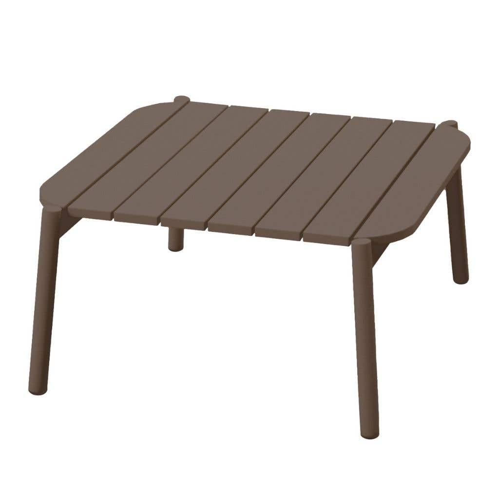 Royal Seasons Salontafel Las Palmas Aluminium Espresso 70 x 70 x 38 cm