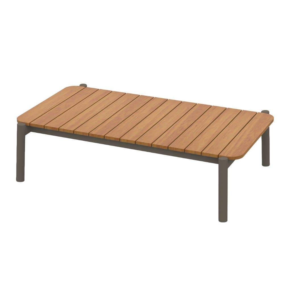 Royal Seasons Salontafel Las Palmas Teak Espresso 120 x 60 x 30 cm