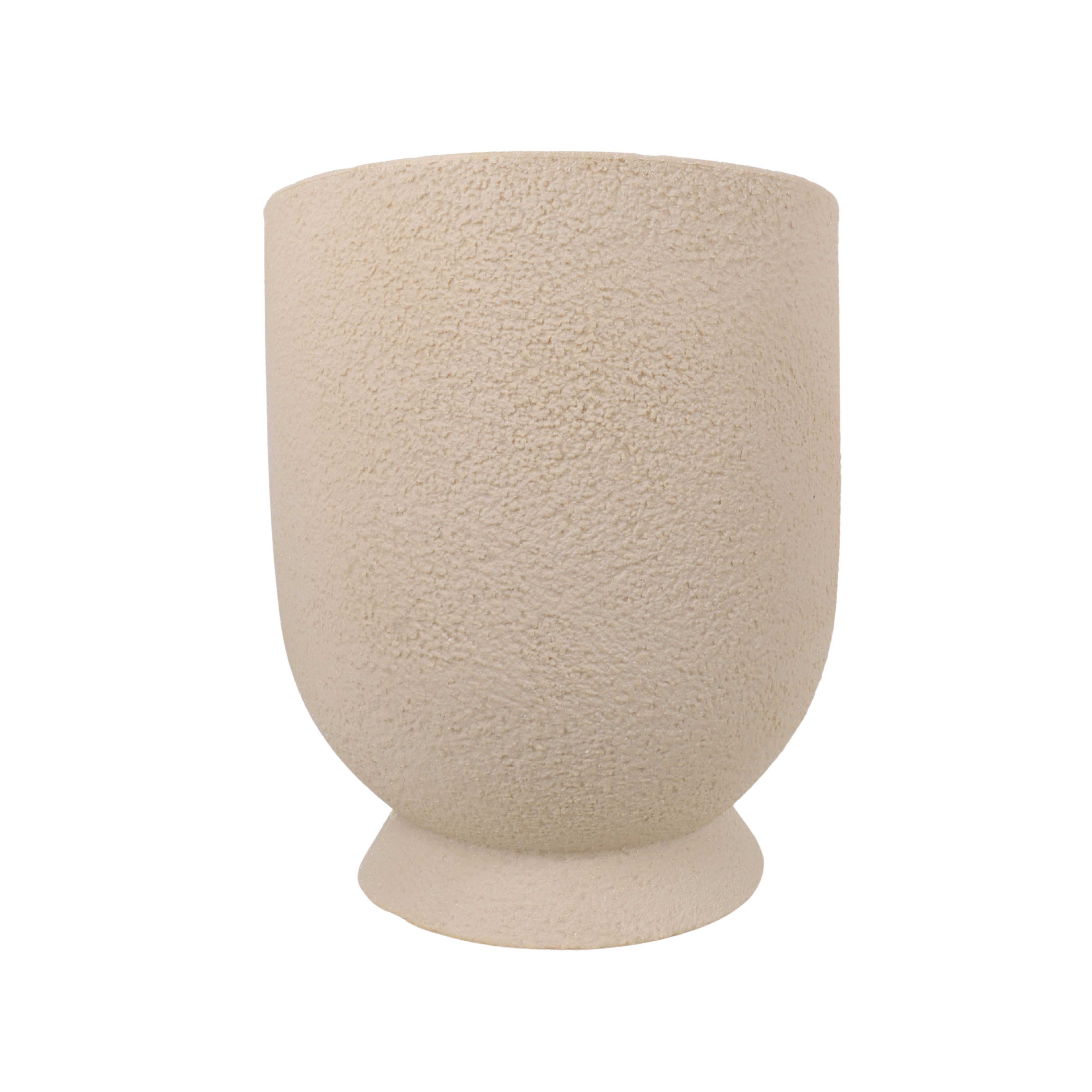 Rinca platform pot antiek wit kunststof 40 x 47 cm