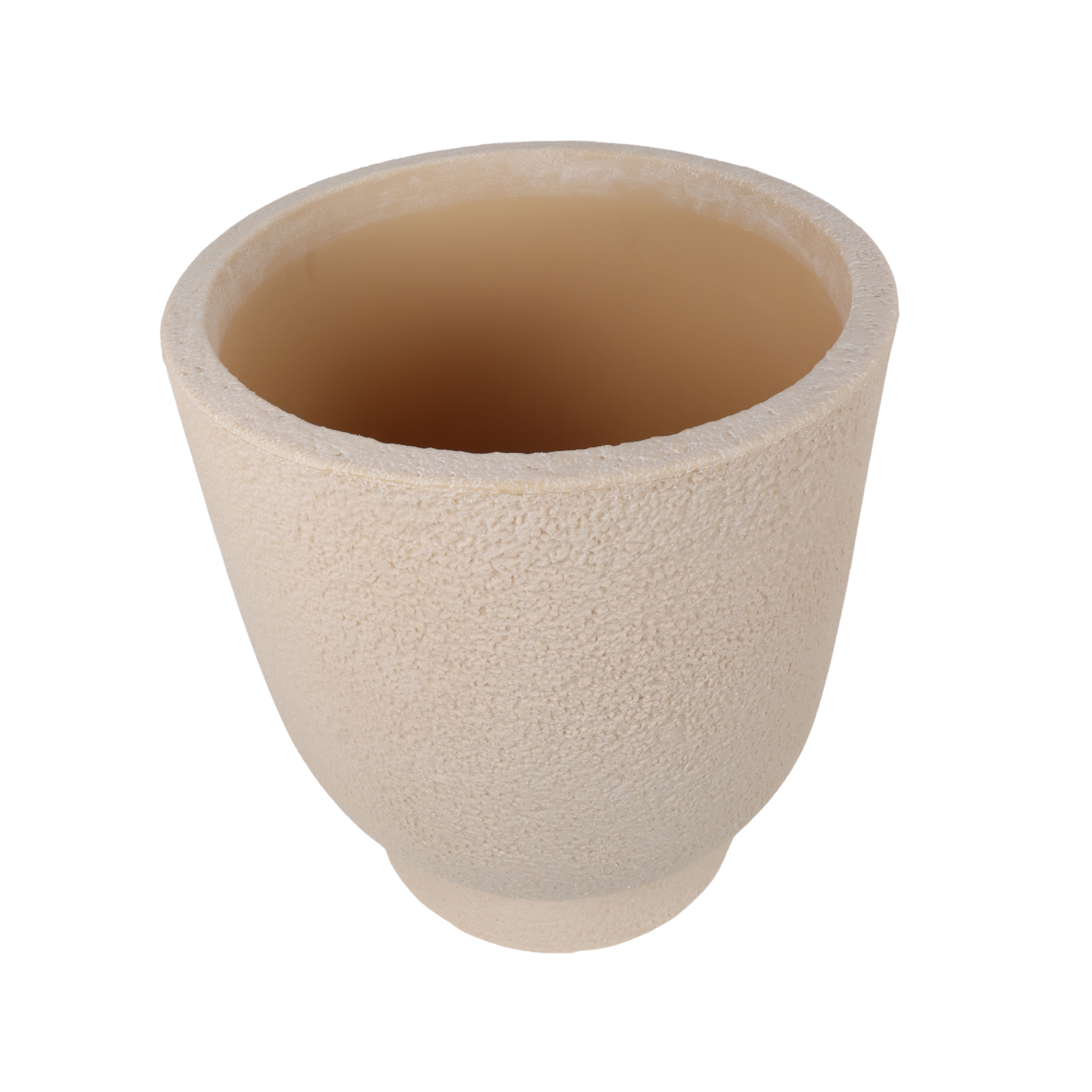 Rinca platform pot antiek wit kunststof 40 x 47 cm