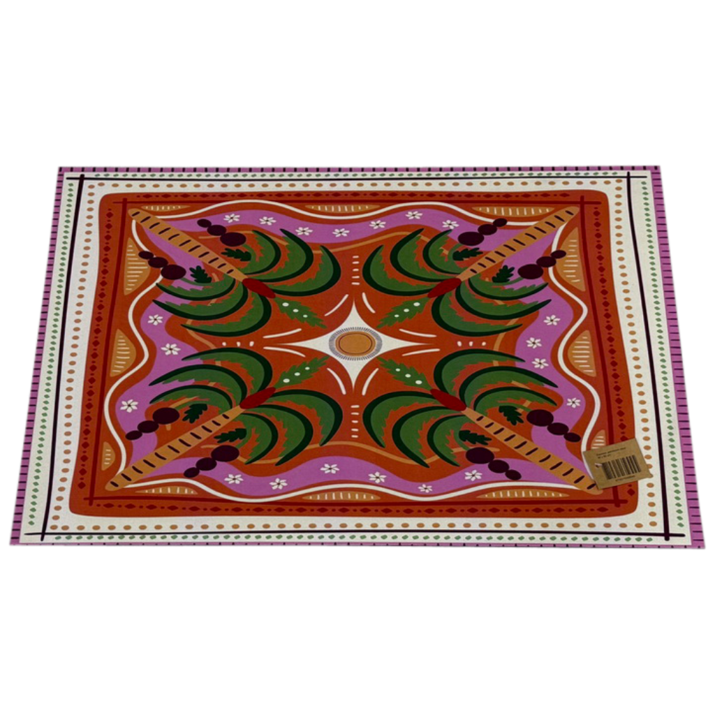 De Bosrand Deurmat Palmboom Kleur 40 x 60 cm
