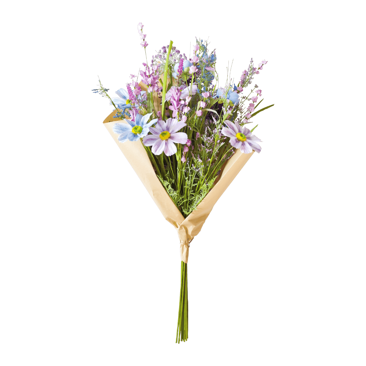 De Bosrand Kunstbloemen Veldboeket Purple & Blue