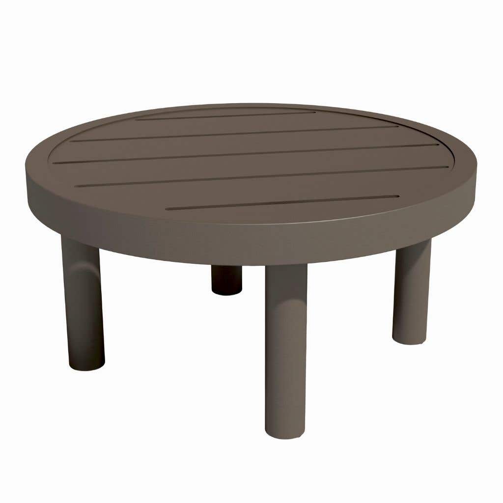 Royal Seasons Salontafel Panama Aluminium Espresso 60 x 30 cm