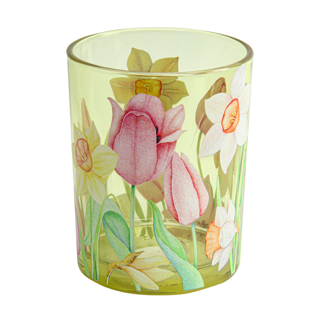 De Bosrand Theelichthouder Spring Glas 9 x 10 cm