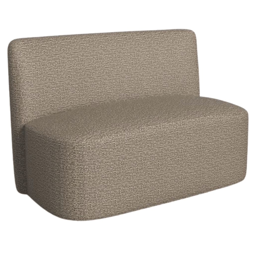 24Seven Loveseat Falun Cotton Taupe 115 x 76 cm