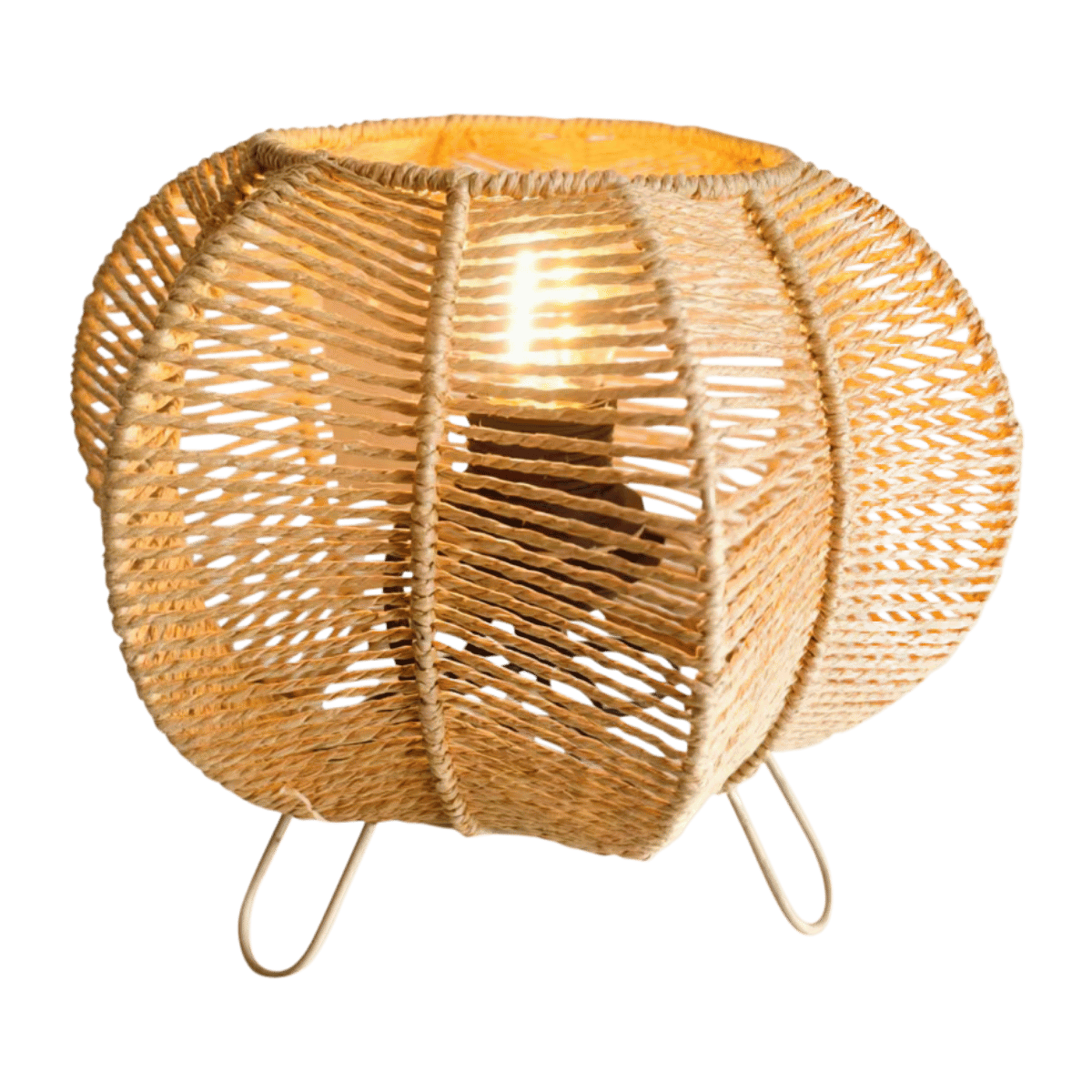 De Bosrand Lamp Touw Naturel 25 x 20 cm