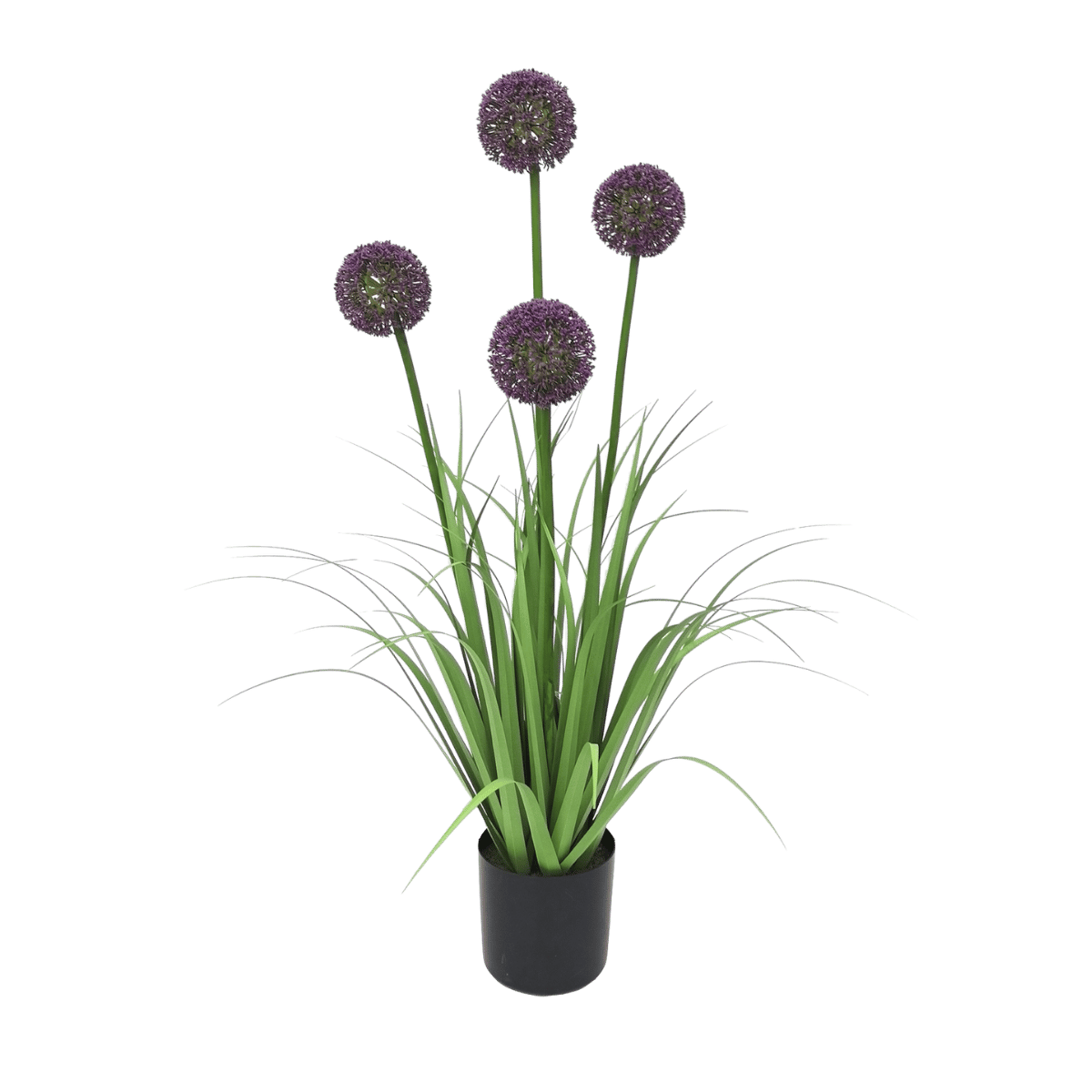 De Bosrand Kunstplant Allium Paars 80 cm
