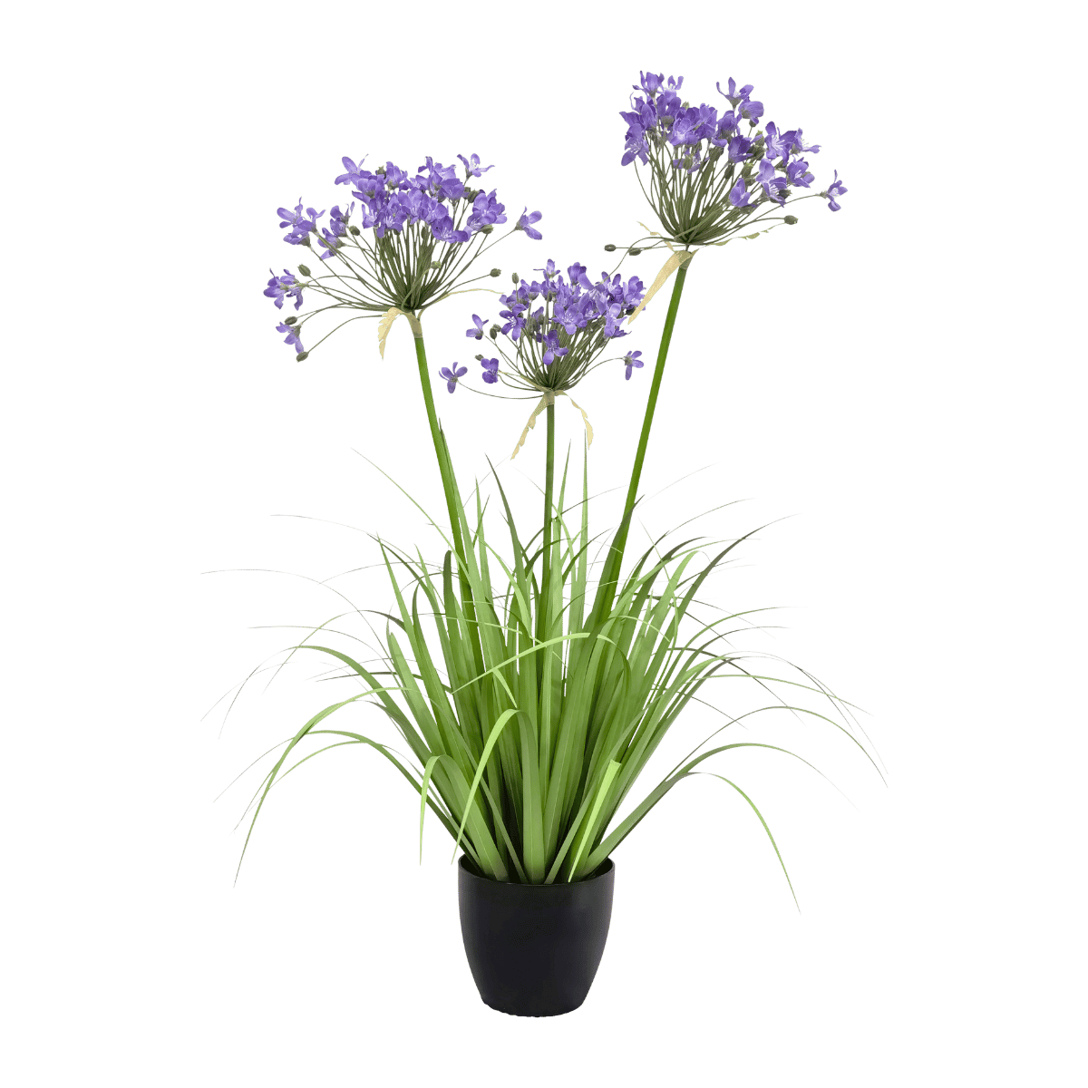 De Bosrand Kunstplant Agapanthus Paars 80 cm