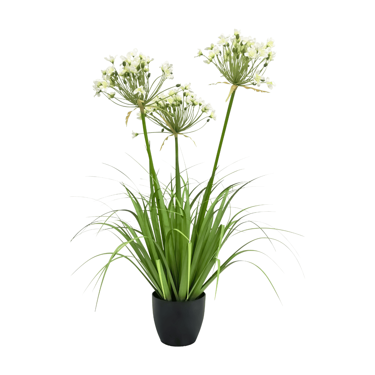 De Bosrand Kunstplant Agapanthus Wit 80 cm