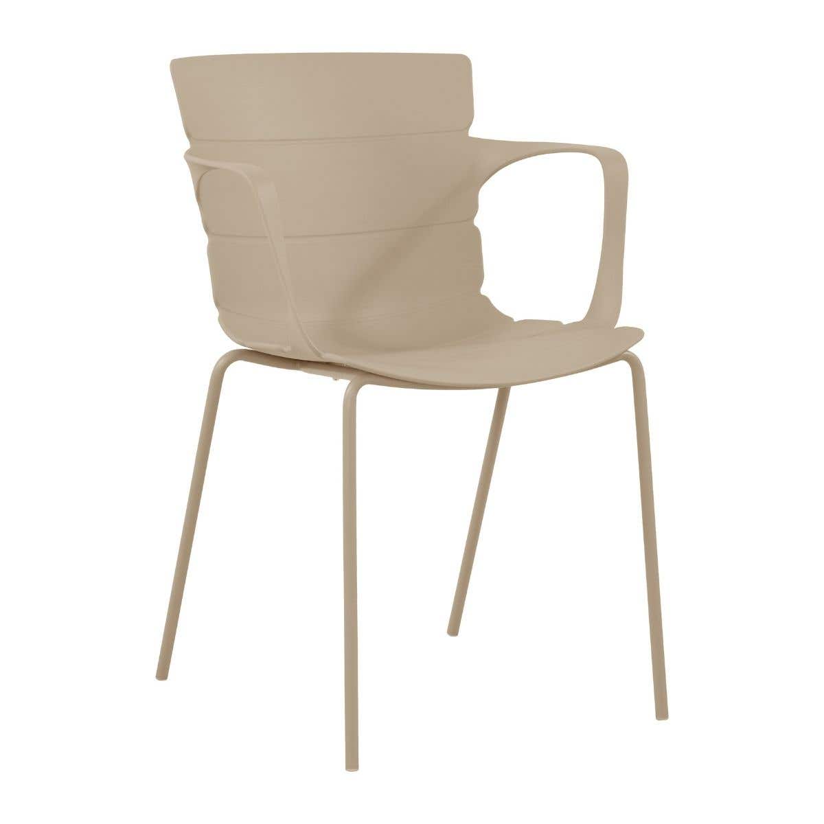 Ease Up Tuinstoel Kunststof Finn Latte 55 x 81 x 57 cm