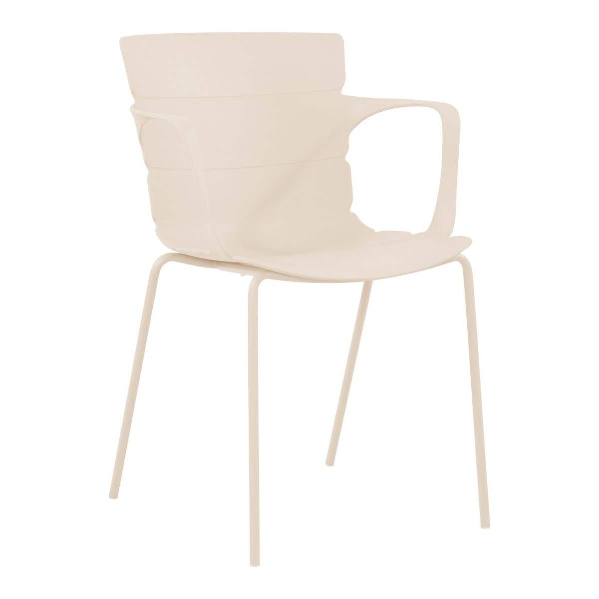 Ease Up Tuinstoel Kunststof Otis Zand 55 x 81 x 57 cm