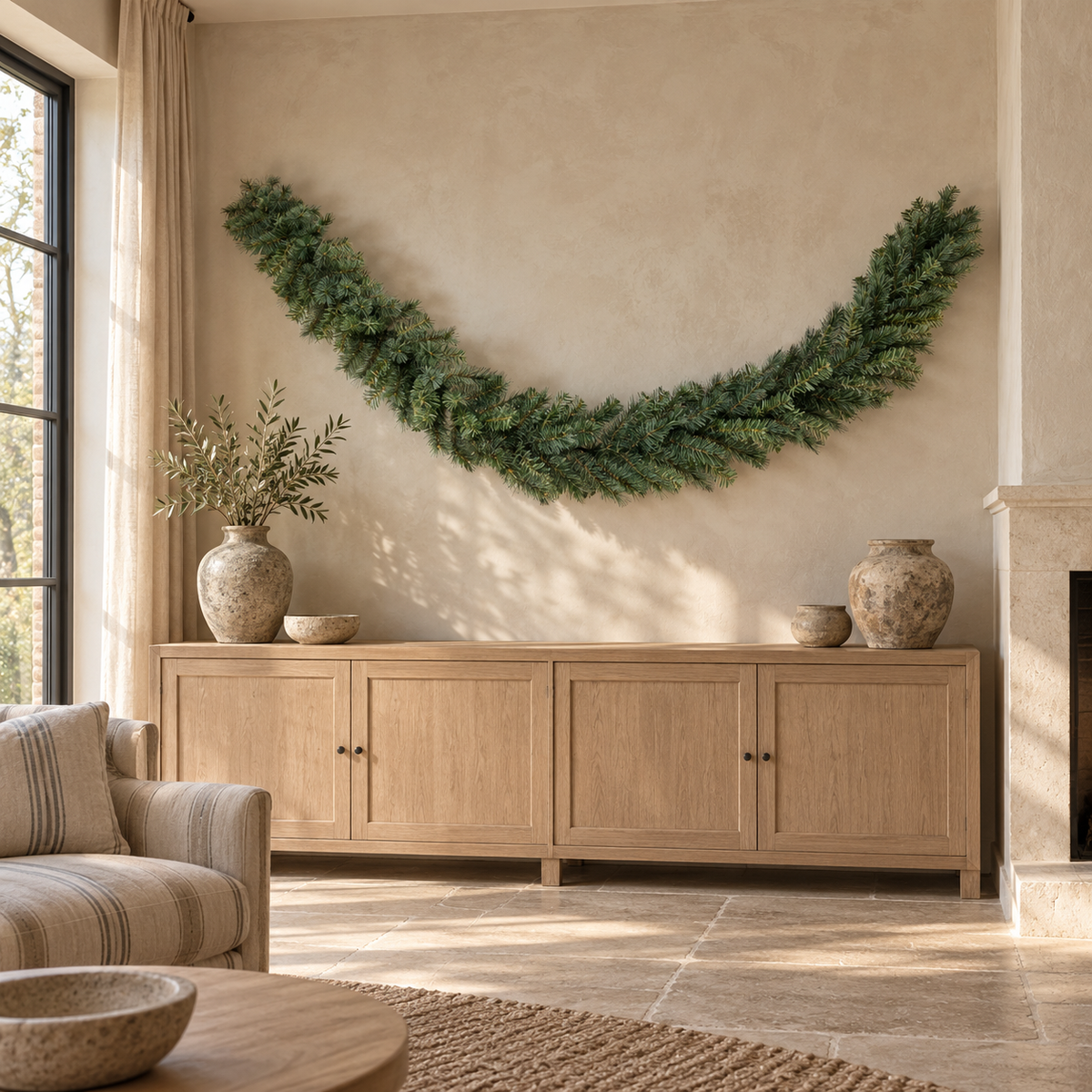 Evergreen Guirlande Everest Groen 270 x 32 cm