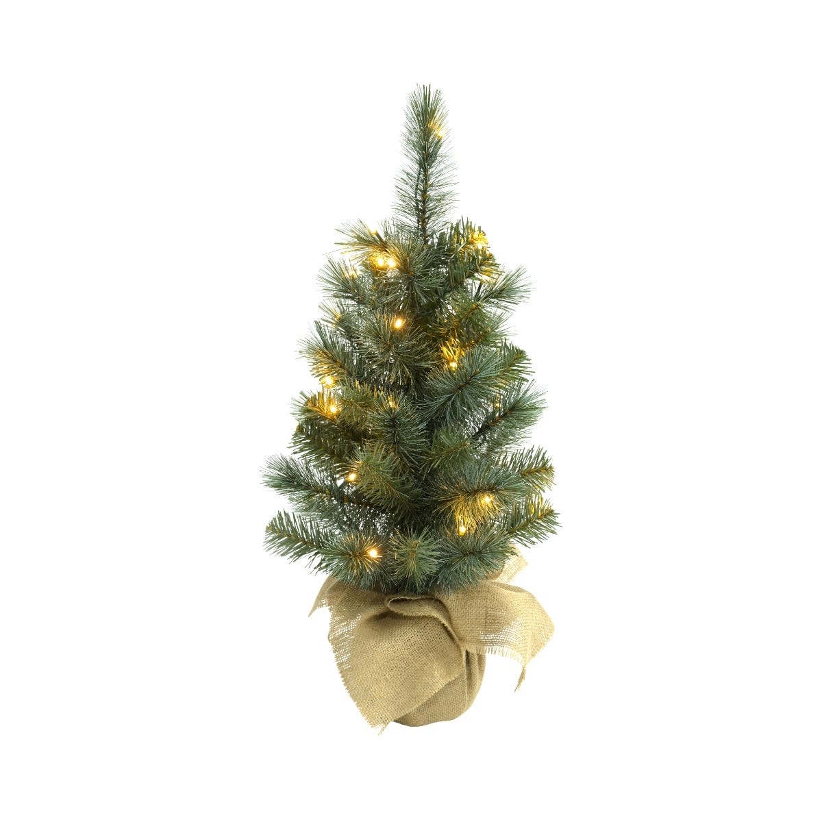 Evergreen Kunstkerstboom Everest Groen met Verlichting 60 x 35 cm