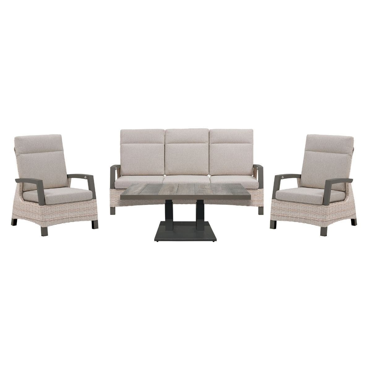Royal Seasons Stoel-bank Loungeset 5-zits Marseille Beige
