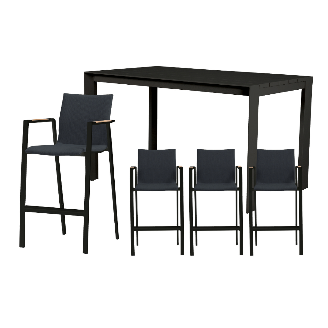 Royal Seasons Barset 4-zits Detroit Zwart