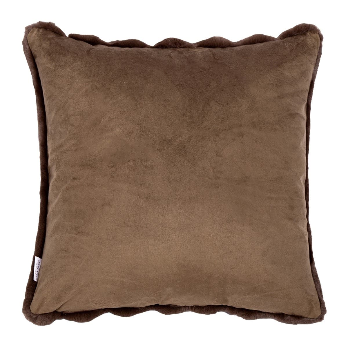 24Seven Kussen Lou Chocolate 60 x 60 cm