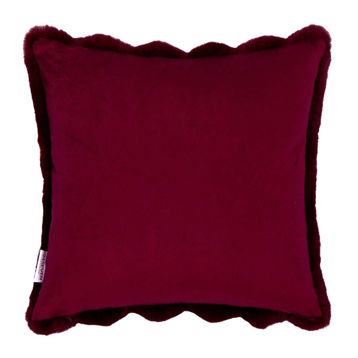 24Seven Kussen Lou Merlot 45 x 45 cm