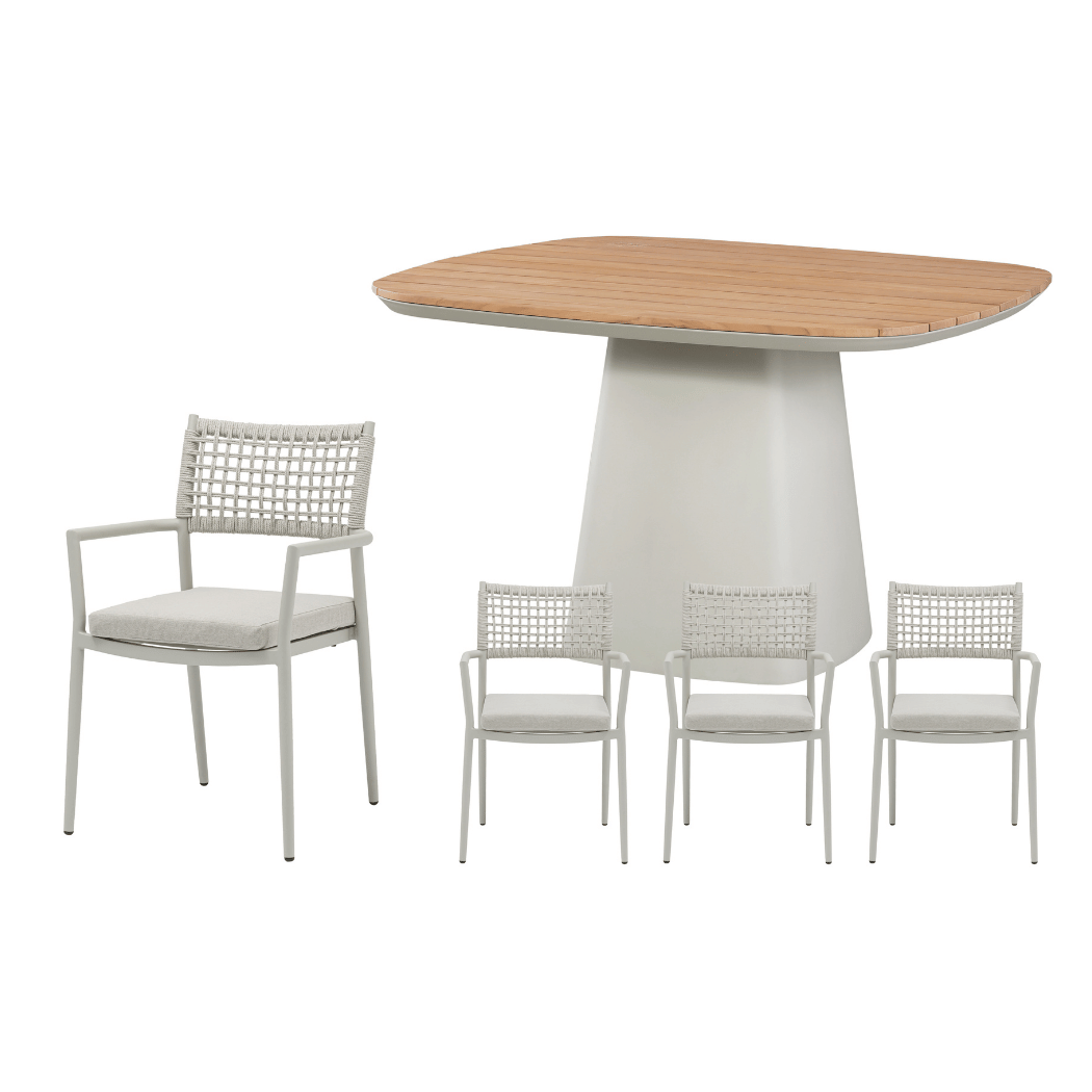 Royal Seasons Diningset 4-zits Liv Zand