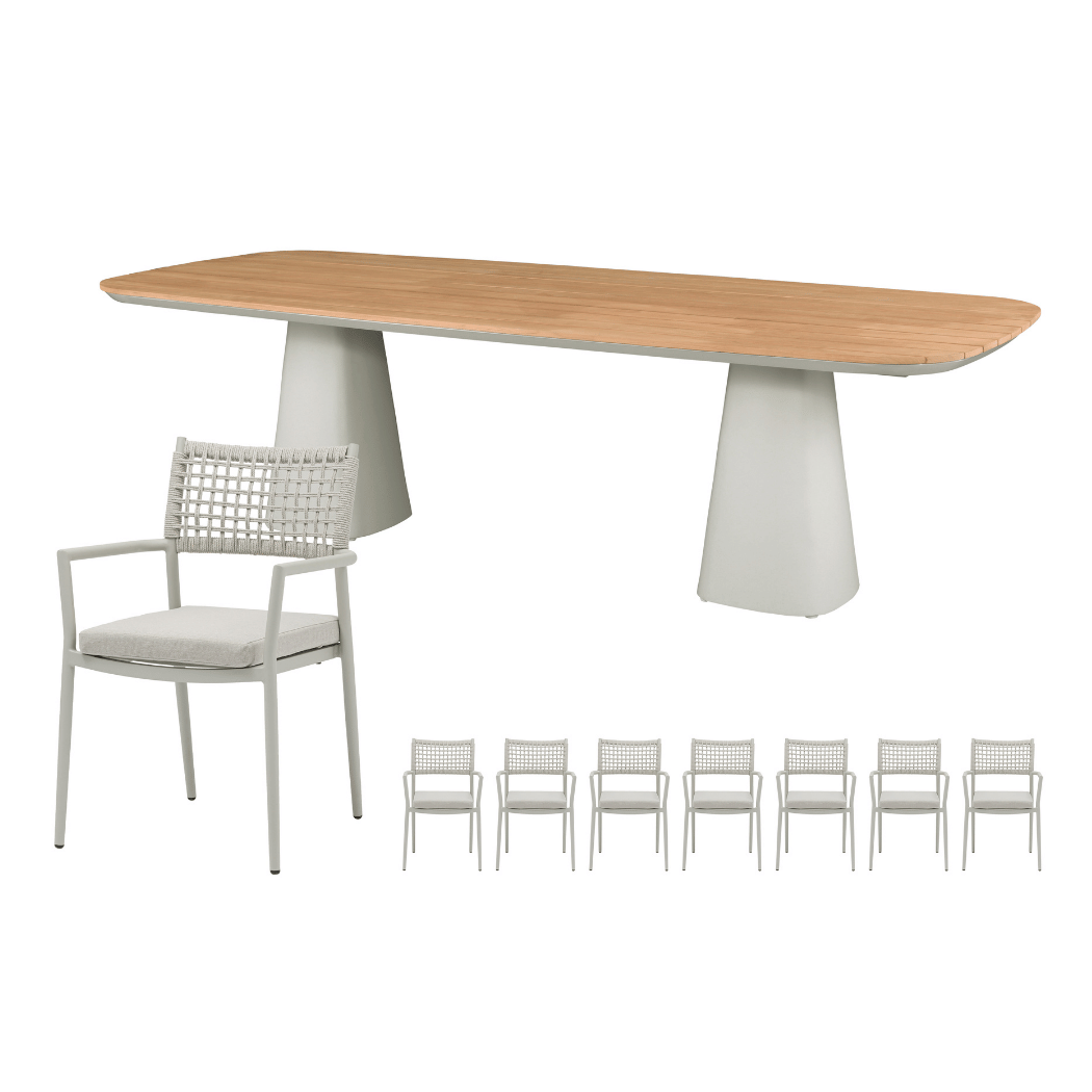 Royal Seasons Diningset 8-zits Liv Zand