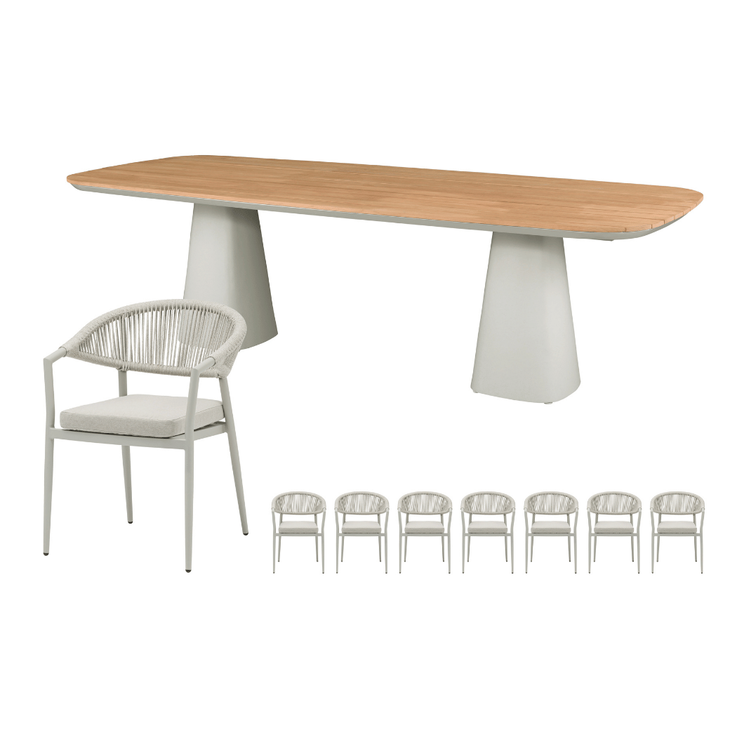 Royal Seasons Diningset 8-zits Bo Zand