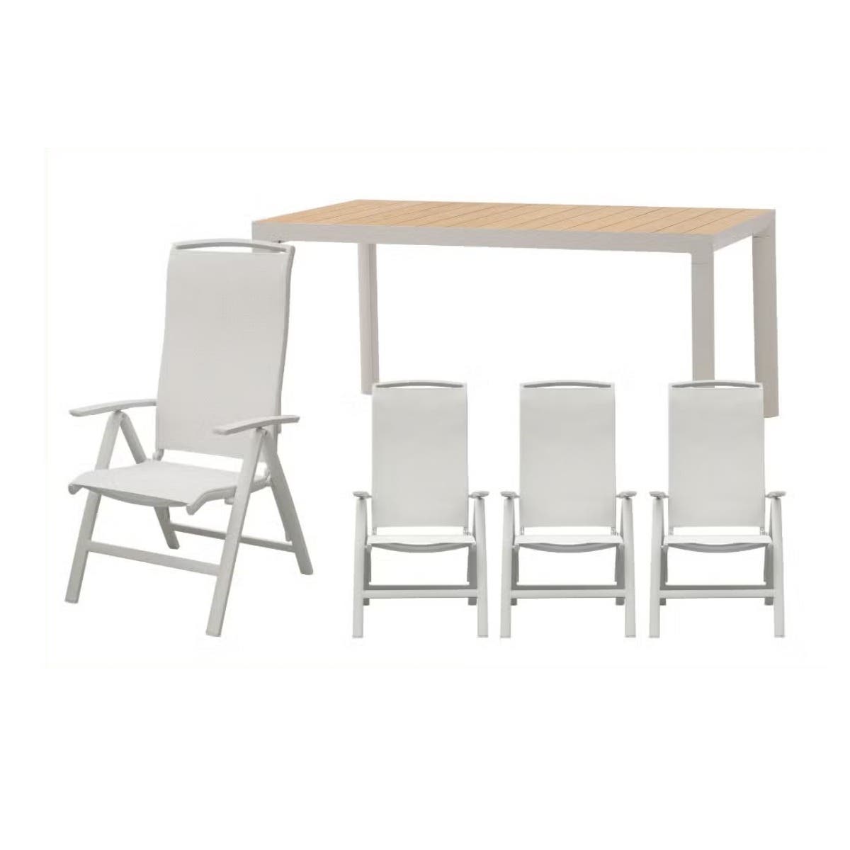 Royal Seasons Diningset 4-zits La Palma Zand
