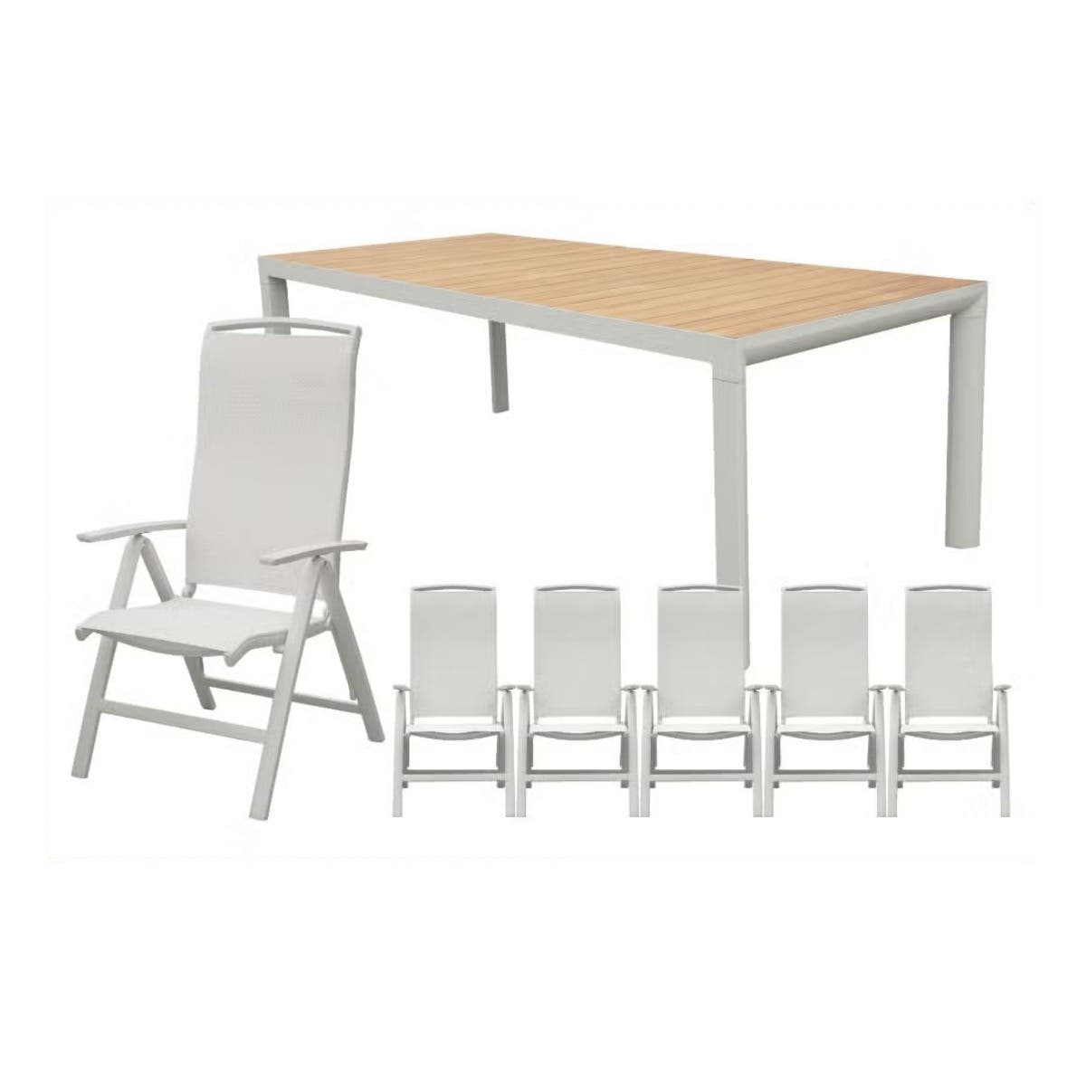 Royal Seasons Diningset 6-zits La Palma Zand