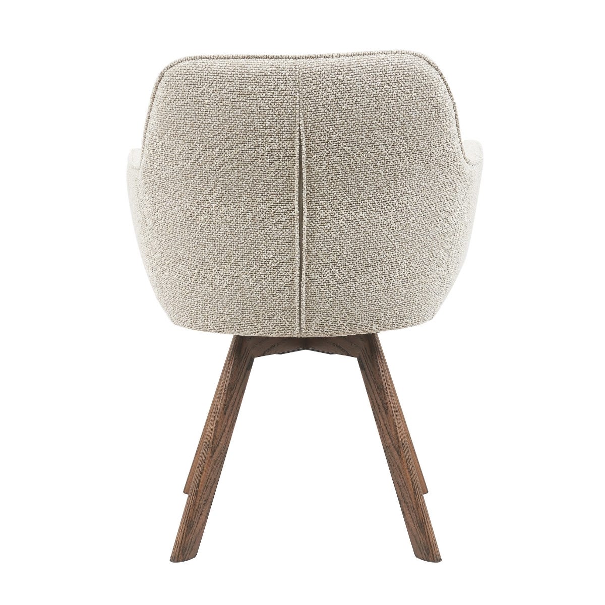 24Seven Draaibare Eetkamerstoel Beige 62,5 x 64,5 x 86 cm