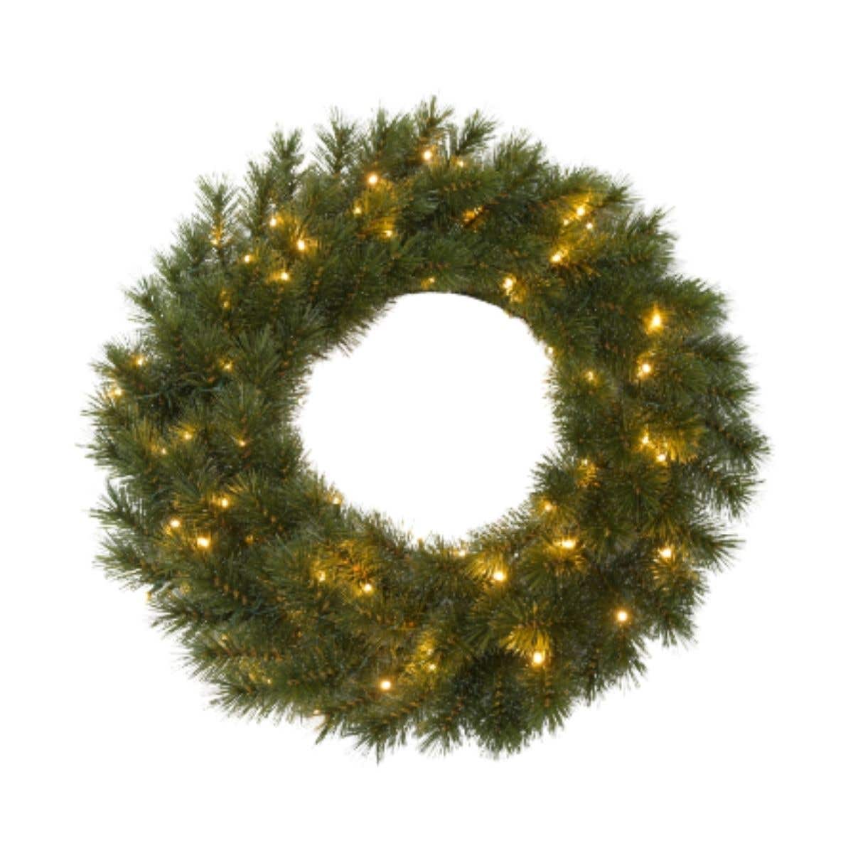 Evergreen Kerstkrans Everest Groen met Verlichting Ø60 cm