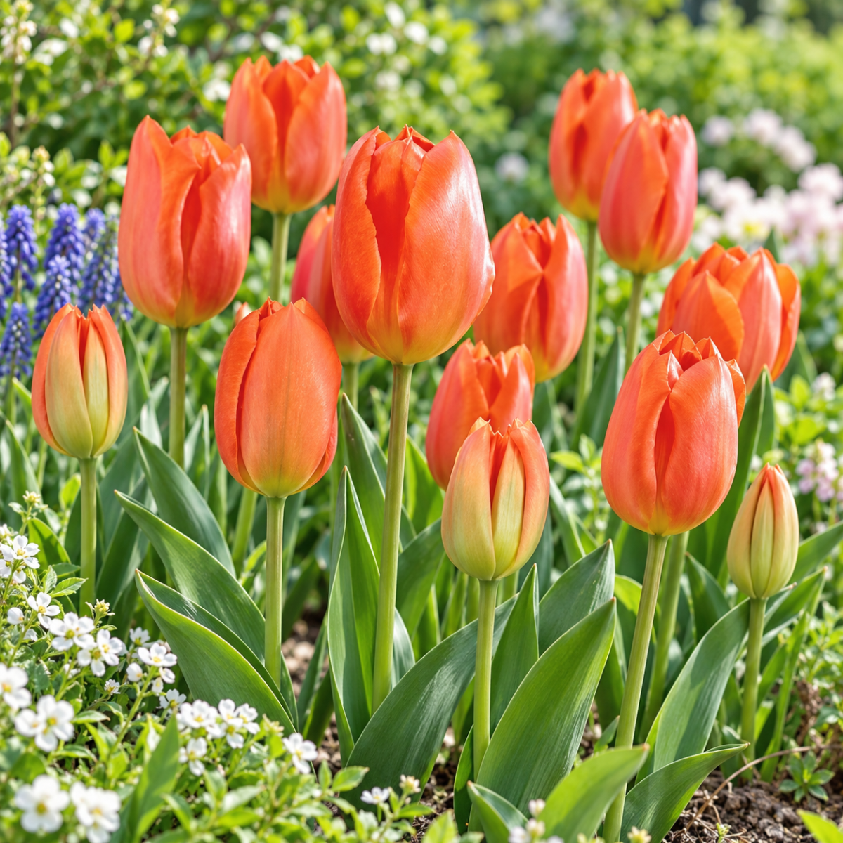 JUB Holland Bloembollen Tulp (Tulipa 'Ballerina') Biologisch 7 stuks