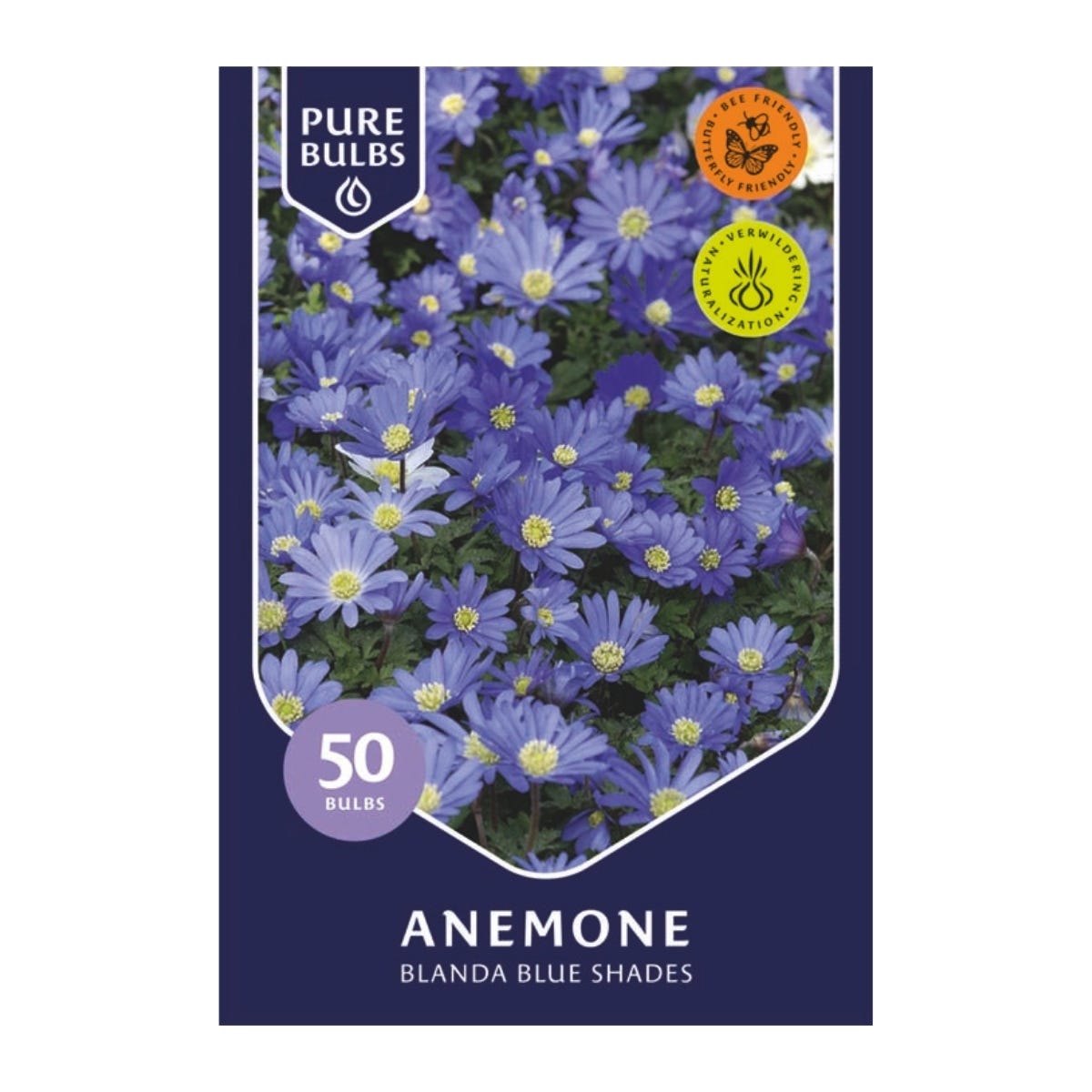 Pure Bulbs Bloembollen Anemoon (Anemone 'Blanda Blue Shades') 50 stuks