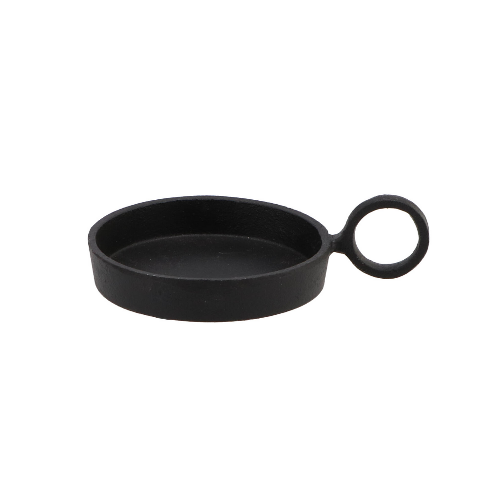 Amber Dobra Black Metal Holder 9 cm