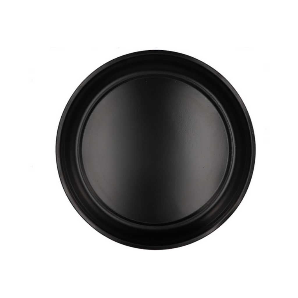 Zinc Basic Black Plate 22 cm