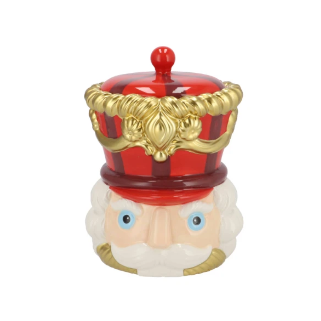 Snoeppot notenkraker rood 14 x 20 cm