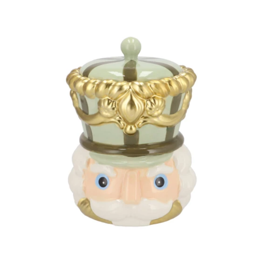 Snoeppot notenkraker groen 14 x 20 cm