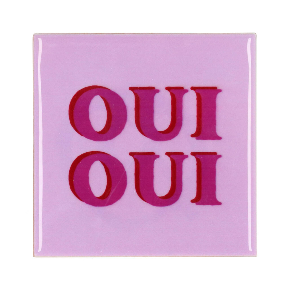 Tegel Oui Oui Paars 10 x 10 cm