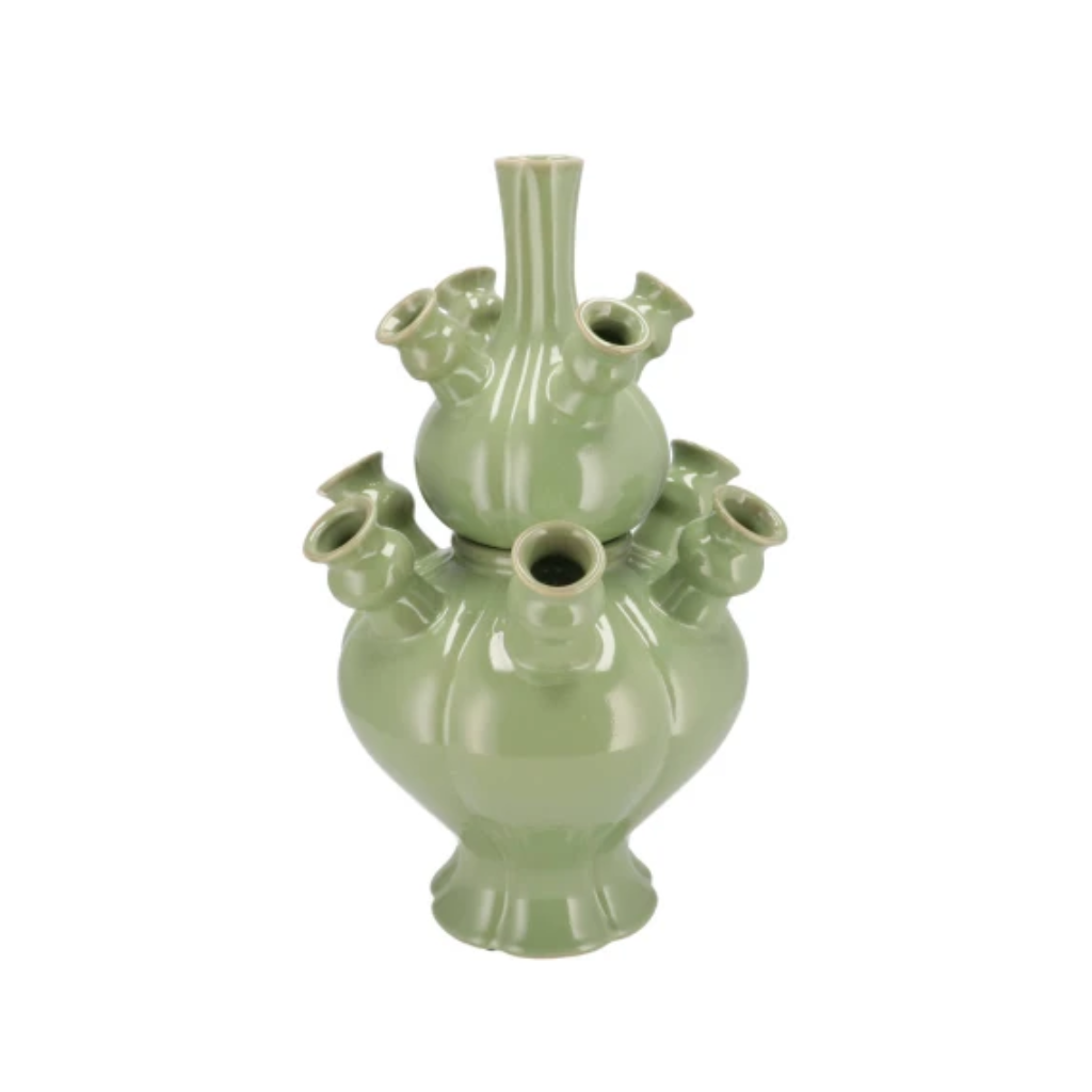 Tulpenvaas Rotterdam groen set 25 x 36 cm