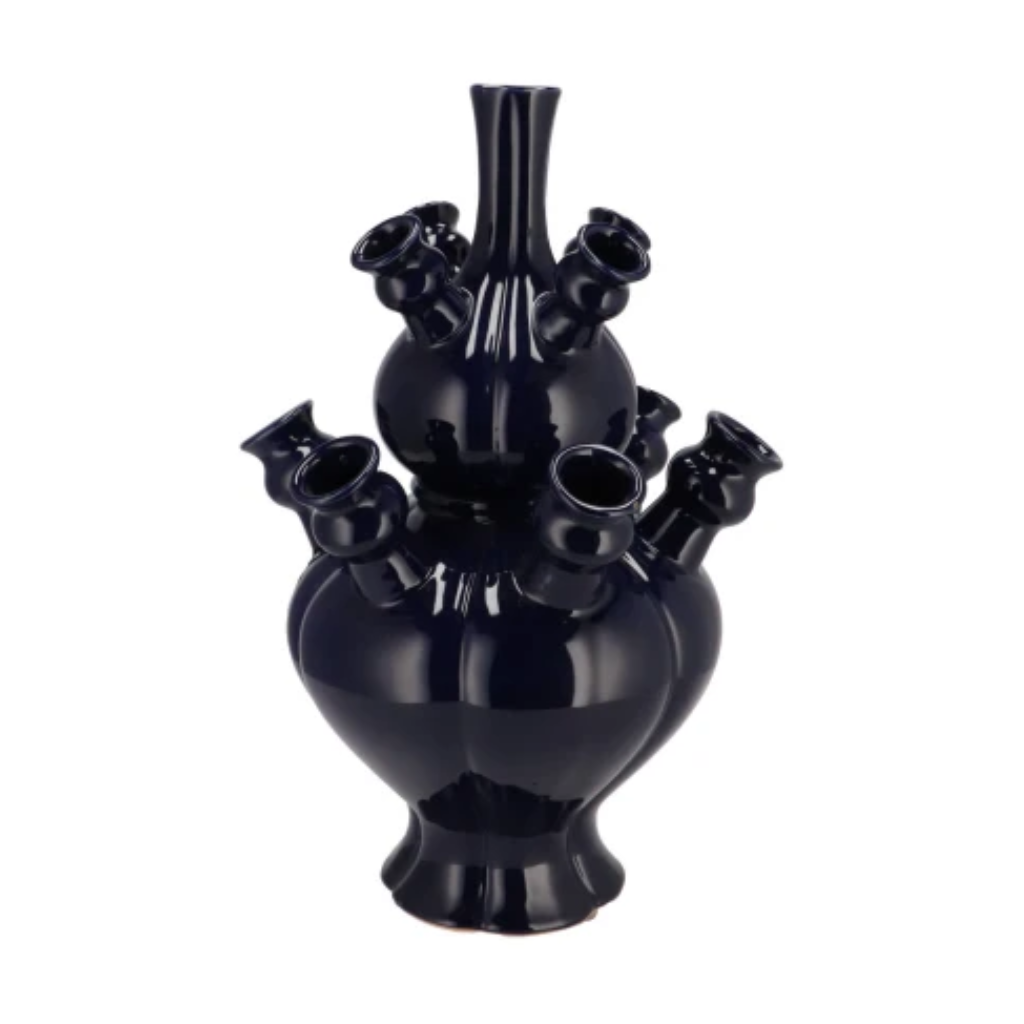 Daan Kromhout Design Tulpenvaas Rotterdam Donkerblauw 25 x 36 cm