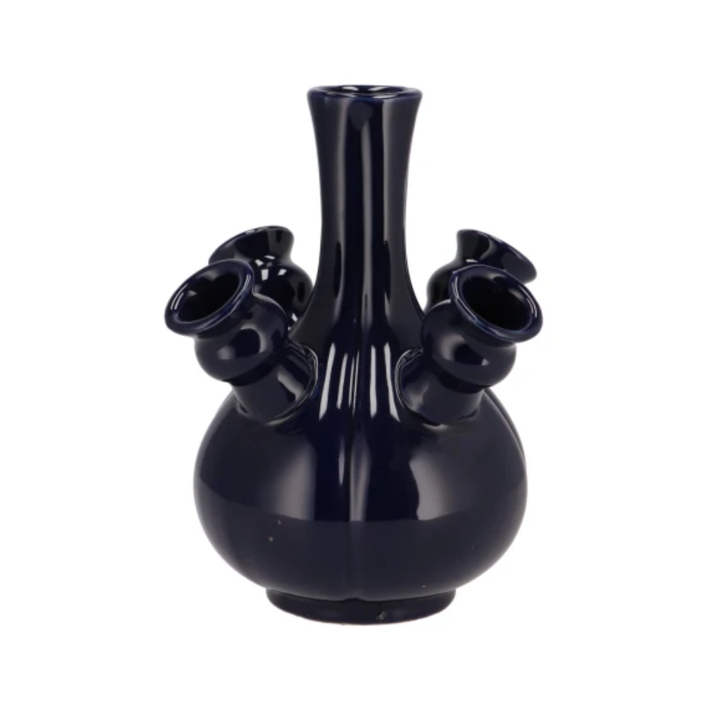 Daan Kromhout Design Tulpenvaas Rotterdam Donkerblauw 20 x 23 cm