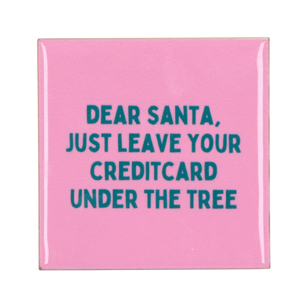 Tegel Leave Your Creditcard 10 x 10 cm