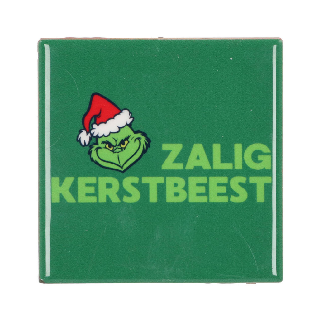 Tegel Zalig Kerstbeest 10 x 10 cm