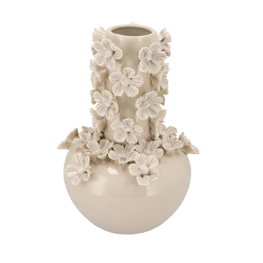 Daan Kromhout Design Vaas Daisy Flower Wit 21 x 21 x 32 cm