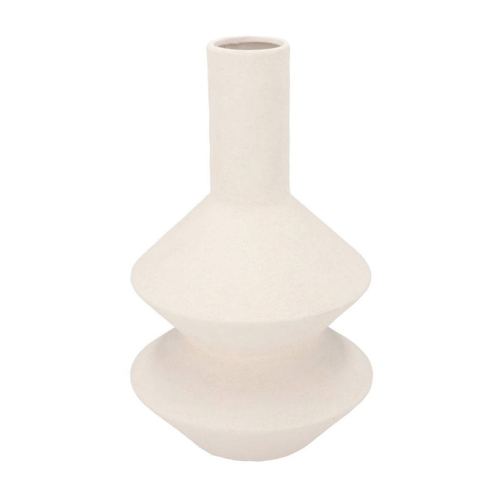 Daan Kromhout Design Vaas Lisboa Tube Wit 21 x 21 x 36 cm