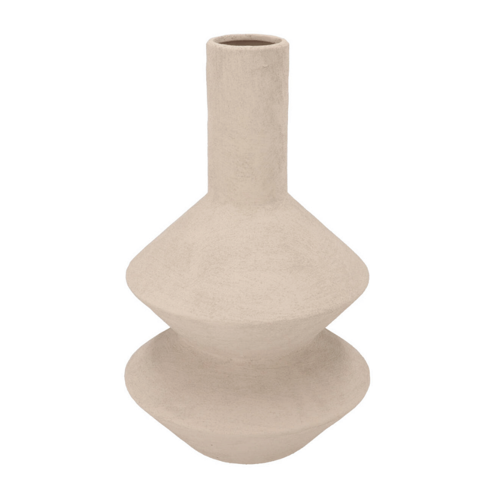 Daan Kromhout Design Vaas Lisboa Tube Zand 21 x 21 x 36 cm